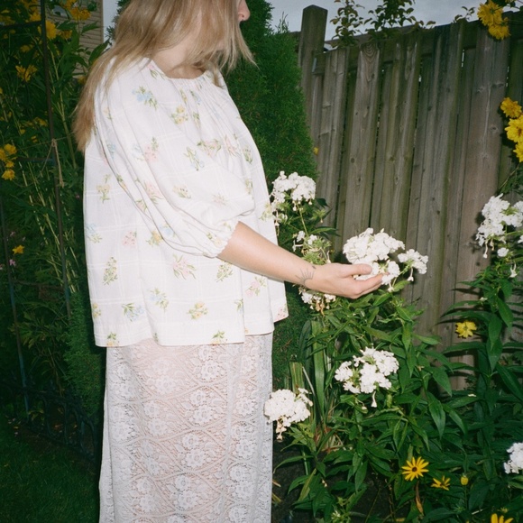 Handmade Puff Sleeve Peasant Top - Picture 5 of 5